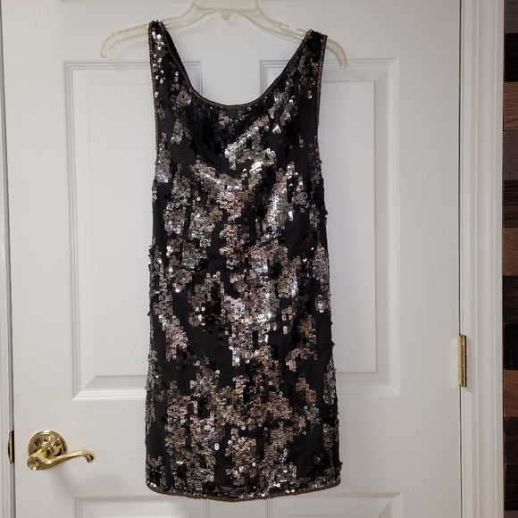 New Years party Diesel Women's D-elitop sequin black cocktail Dress Size… - Picture 2 of 9